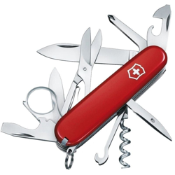 Coltello tascabile medio Victorinox Explorer Red 1.6703.B1 con 16 funzioni Include cacciavite a croce e lente di ingrandimento in blister en oferta