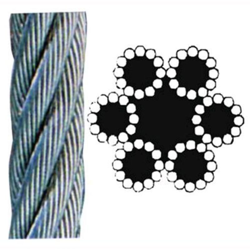 Fune Acciaio Zincato 72 Fili Commerciale Metri 100 Diametro Mm. 12 - FERRAMENTA MARTINA características