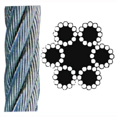 Fune Acciaio Zincato 72 Fili Commerciale Metri 100 Diametro Mm. 12 - FERRAMENTA MARTINA