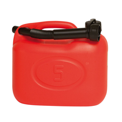 Tanica Benzina 5Lt Plastica Con Beccuccio - NUOVA PLASTICA ADRIATICA en oferta