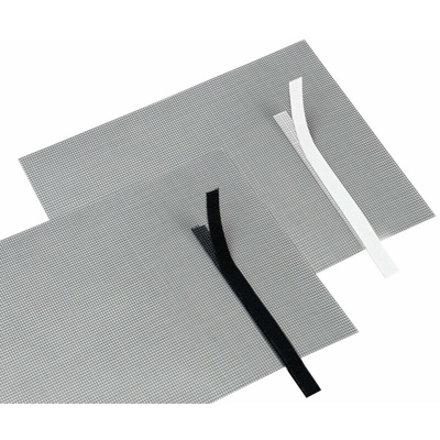 Nastro biadesivo per Zanzariera in Rotolo Velcro Adesivo Aggrappante Nero Bianco - Colore Nastro: Nero - IRS