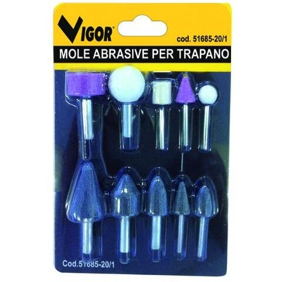 Mole Abrasive Per Trapano Blink Serie Da 10 Pezzi Mm. 10 - BLINKY