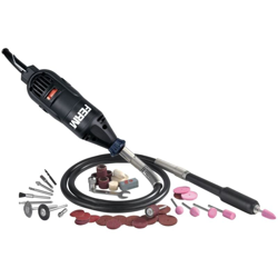 Strumento rotante multifunzione elettrico 160W. Include albero flessibile e kit da 40 accessori FERM en oferta