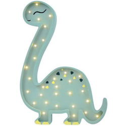 Selsey LULUMI - Lampada Bambini a Forma di Dinosauro / Luci LED / Lampada Notturna per Bambini / Luci Notturne per Cameretta Bambini (Verde Pallido) en oferta