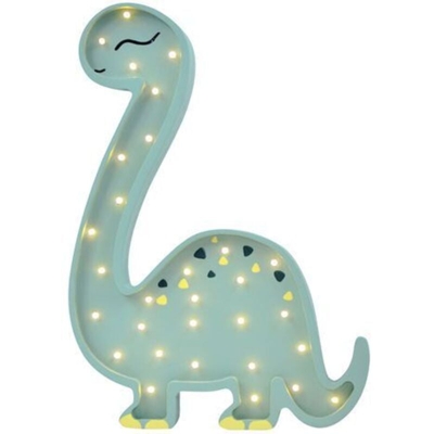 Selsey LULUMI - Lampada Bambini a Forma di Dinosauro / Luci LED / Lampada Notturna per Bambini / Luci Notturne per Cameretta Bambini (Verde Pallido)