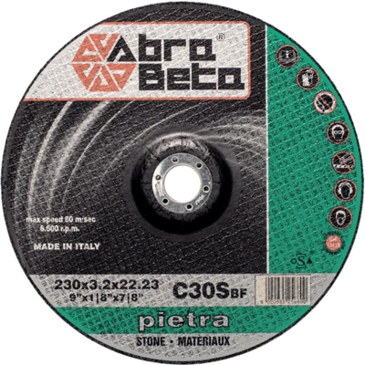 DISCO ABRASIVO MARMO 115x3.2 f.22 ABRA BETA