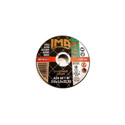 Disco da taglio abrasivo piano professionale acciaio IMA "Gold" mm.115x0,8x22,23 en oferta