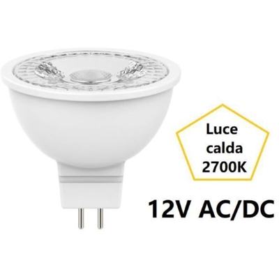 Shot Lampadina Led Dicroica Gu5,3 6,3W 2700k