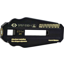 C.K. T3757ESD 1 Utensile spelafili ESD Adatto per Fili in PVC, Fili in PTFE 0.12 fino a 0.4 mm en oferta