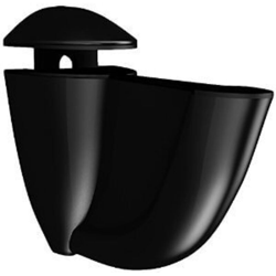 Blister 2 Pezzi Reggimensola Luna In Zama Verniciata Nero 50Kg - YEPPON en oferta