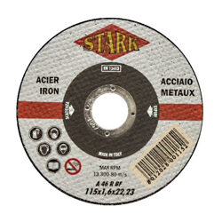 Minidisco abrasivo per ferro 115 x 1,6 mm STARK 50 pezzi características