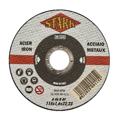 Minidisco abrasivo per ferro 115 x 1,6 mm STARK 50 pezzi