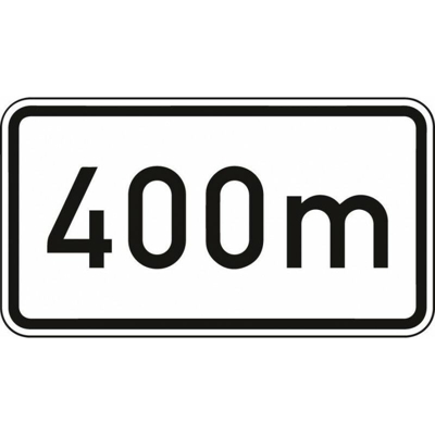 Pannello Freccia Zz.1004 231X420Mm Testo: 400M - NO NAME
