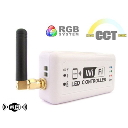 WiFi Mini Centralina Led CCT Dimmer RGB Controller Domotica Con Iphone iOS Smartphone Android 12V 24V 3X4A - LEDLUX en oferta