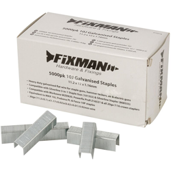 810318 Punte metalliche galvanizzate 10 J - 5000 p.zi 11,2 x 12 x 1,16 mm - Fixman precio