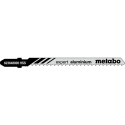 Metabo 5 lame per seghetti alternativi, alluminio + metalli non ferrosi, expert, 74/3,0 mm - 623648000 en oferta