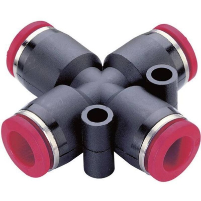 Norgren Raccordo a croce C00900400 Ø tubo: 4 mm 1 pz.