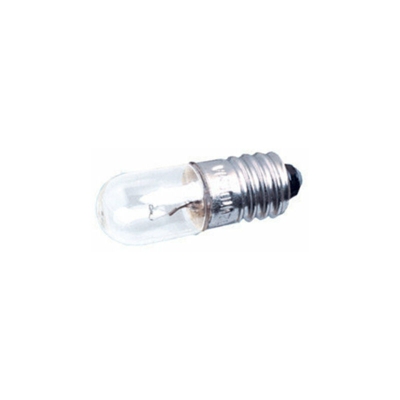 Confezione da 100 pz. E10 6 V 0,3 A lampadine filettate Electro DH. 12.350/6/0.3 8430552021017