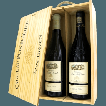 COFANETTO REGALO 2 BOTTIGLIE TÊTE DE BELIER : ROUGE 2018  ET BLANC 2018 - CHATEAU PUECH HAUT