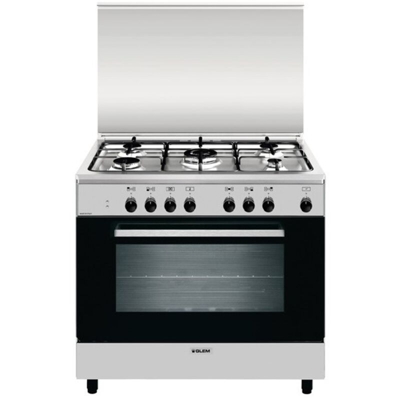 Cucina C/Forno A Elett. 5Fuochi Inox An965Mi6 Glem - -