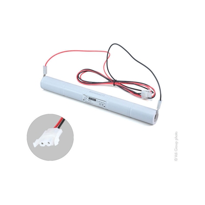 Batteria per lampade di emergenza 5xD ST4 + AMP 6V 4Ah - NX