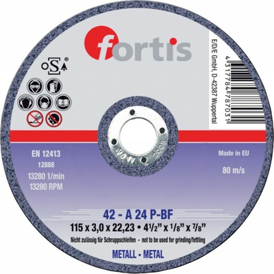 Taglio Dei Metalli Disco 115X2,5Mm Fortis