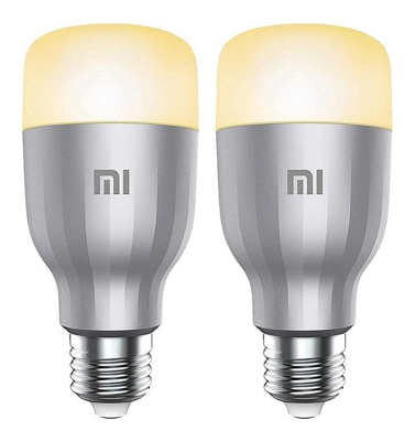 Xiaomi Mi Led Smart Bulb White/Color Kit 2 Pezzi Lampadina Wifi Google Home Rgb