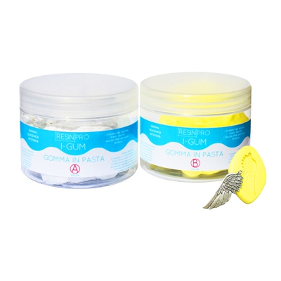 Resin Pro - Gomma Siliconica in pasta IGUM 1 Kg a Lento Indurimento - tipologia atossica