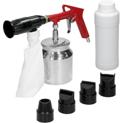 Pistola sabbiatura sabbiatrice 4 ugelli intercambiabili per compressore 0,8 kg - ECD GERMANY precio