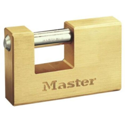 Master Lock Lucchetto Corazzato in Ottone Massiccio 85 mm 608EURD en oferta
