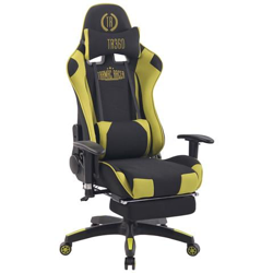 Poltrona Gaming Massaggiante Turbo XFM in Tessuto - Sedia Racing Ergonomica Riscaldabile con Massaggio + 2 Cuscini e Poggiapiedi Nero Verde precio