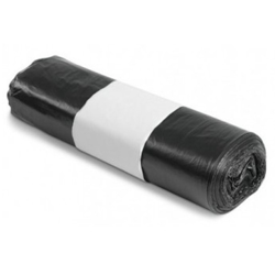 Rotolo pattumiera 10 pezzi nero con legaccio in bassa densita' 130lt - PETER PAN PLAST precio