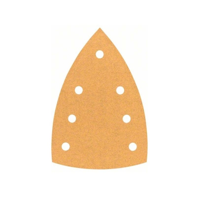 Bosch Lamiera abrasiva C470 per smerigliatrice a delta 100 x 150 mm - 7 fori confezione da 10 granulometria: 120
