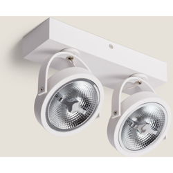Faretto LED CREE da Superficie Orientabile AR111 30W Regolabile Bianco Bianco Freddo 5500K - LEDKIA precio
