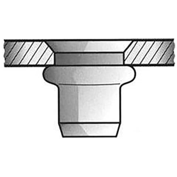 Dado Rivetto - dado Alluminio M8 testa Conica 11 x 18,5 en oferta