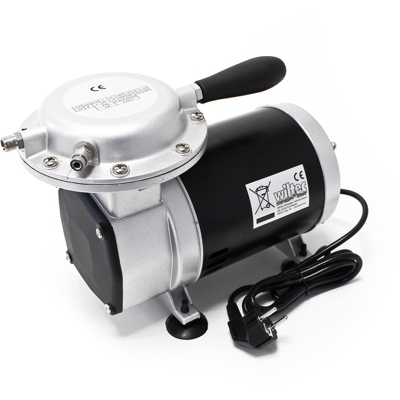 Compressore per aerografo AS09 Compressore a membrana 3,5 bar silenzioso 55 decibel - WILTEC