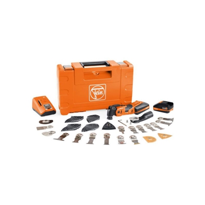 Fein Utensile ad oscillazione MULTIMASTER a batteria AMM 700 Max Top, 2x batterie agli ioni di litio (18 V / 3 Ah) - 71293461000