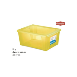 Stefanplast Scatola Multiuso Visualbox 39x29x17cm Giallo características
