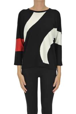 Viscose-blend pullover