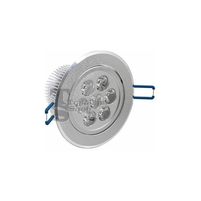 Faretto 7 Led 7W Ad Incasso Orientabile Spot Luce Con Luce Fredda Led Driver - TP