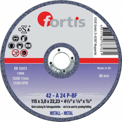 Taglio Dei Metalli Disco 178X3,0Mm - Fortis características