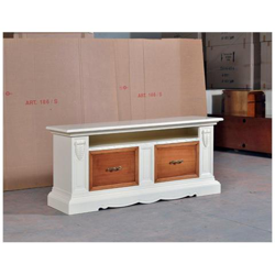 Base Mobile Porta Tv Credenza Bassa Legno Massello Bicolore Come Foto- Codluis 1021 precio