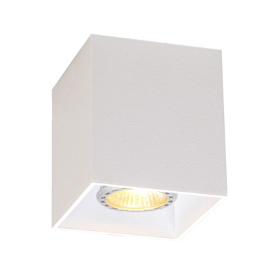 QAZQA Faretto qubo - Moderno - Alluminio - Bianco - Cubo/Quadrato Max. 1 x Watt