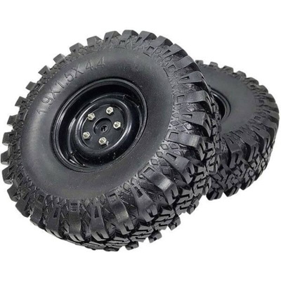Ruote complete Absima 1:10 Crawler Mud Terrain 2 pz.