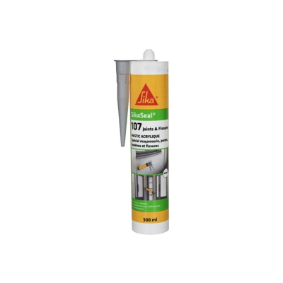 Sigillante acrilico Sikaseal 107 SIKA Joint and Crack - Grigio - 300ml