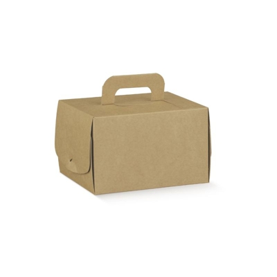 Socepi - Scatole con maniglia per il trasporto di alimenti Misure cm 16x14x10 Qtà x conf. 10