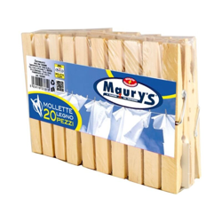 Maury'S Mollette Bucato In Legno 20Pz en oferta