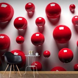 Fotomurale Red Balls cm 250x175 Artgeist características