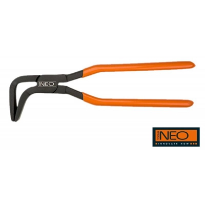 31-080 - Pinza piegatrice a becchi larghi 90° per lattonieri manici ricoperti in PVC - ARBEITSBEDARF24