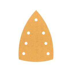 Bosch Lamiera abrasiva C470 per smerigliatrice a delta 100 x 150 mm - 7 fori confezione da 10 granulometria: 180 características